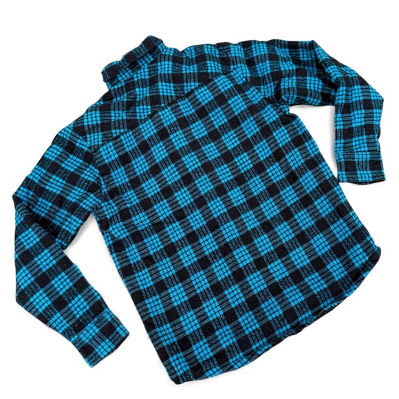 Armored Saint Plaid flannel Sherpa lined Button-Up Shirt jacket - Picture 6 of 6